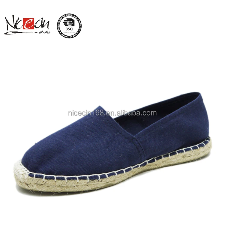 2016 china fashion shoe handmade canvas shoe espadrille