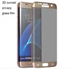 New product 3D curved privacy Anti-Spy Tempered glass Screen protector for samsung Galaxy S6 edge S8 plus S7 edge colours film
