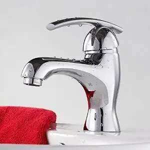 Furesnts Modern home kitchen and bathroom faucet Copper bathroom taps sink cold and hot Mixed taps 1 handle taps taps bathtub, basin taps,(Standard G 1/2 universal hose ports)