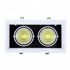 Commercial lighting fixtures 2x15W recessed led downlight 3000k dimmable double downlight
