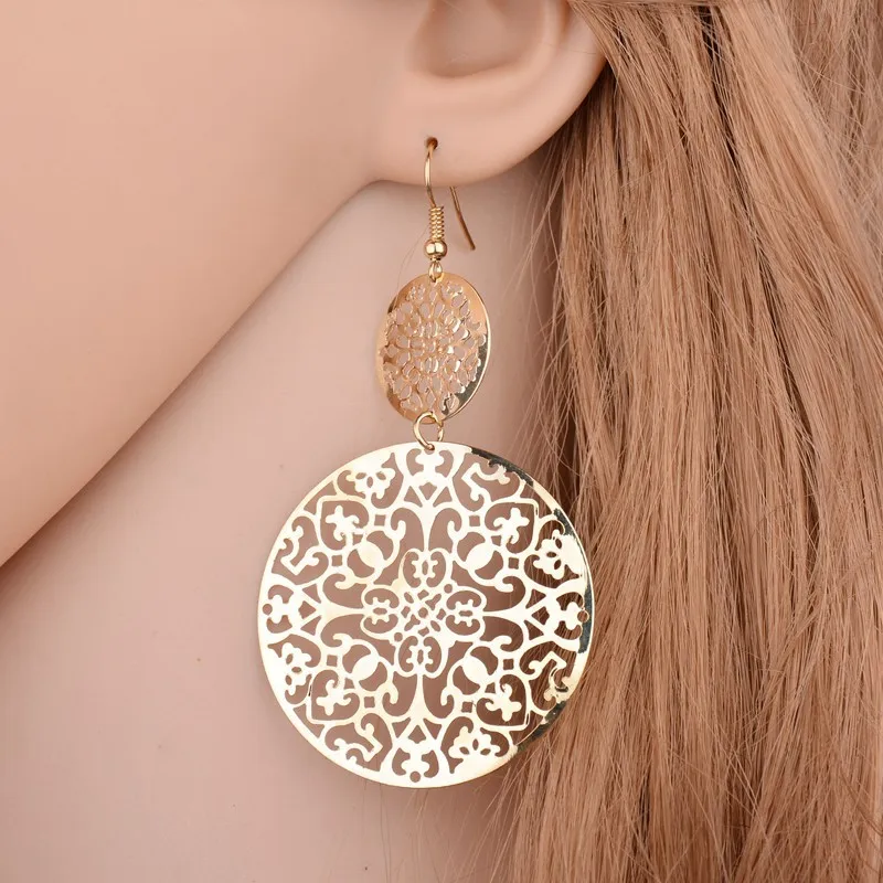 Gold Simple Earrings For Women Jewelry Wholesale N80789 - Buy Women Jewelry,Wholesale Earrings 
