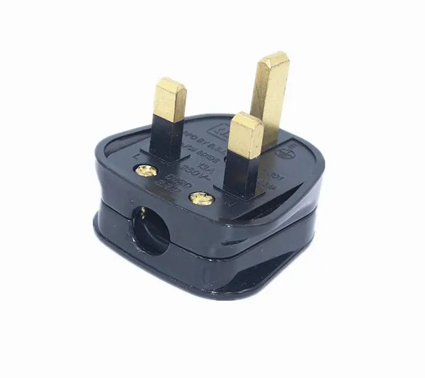 英国标准交流电源插头英国 3 针 250 v 13a 安培 rewireable 插头