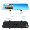 2019 Hot selling1080P FULL 4.3" lcd screen camera dual lens mirror dash cam car dvr rearview mirror two camera