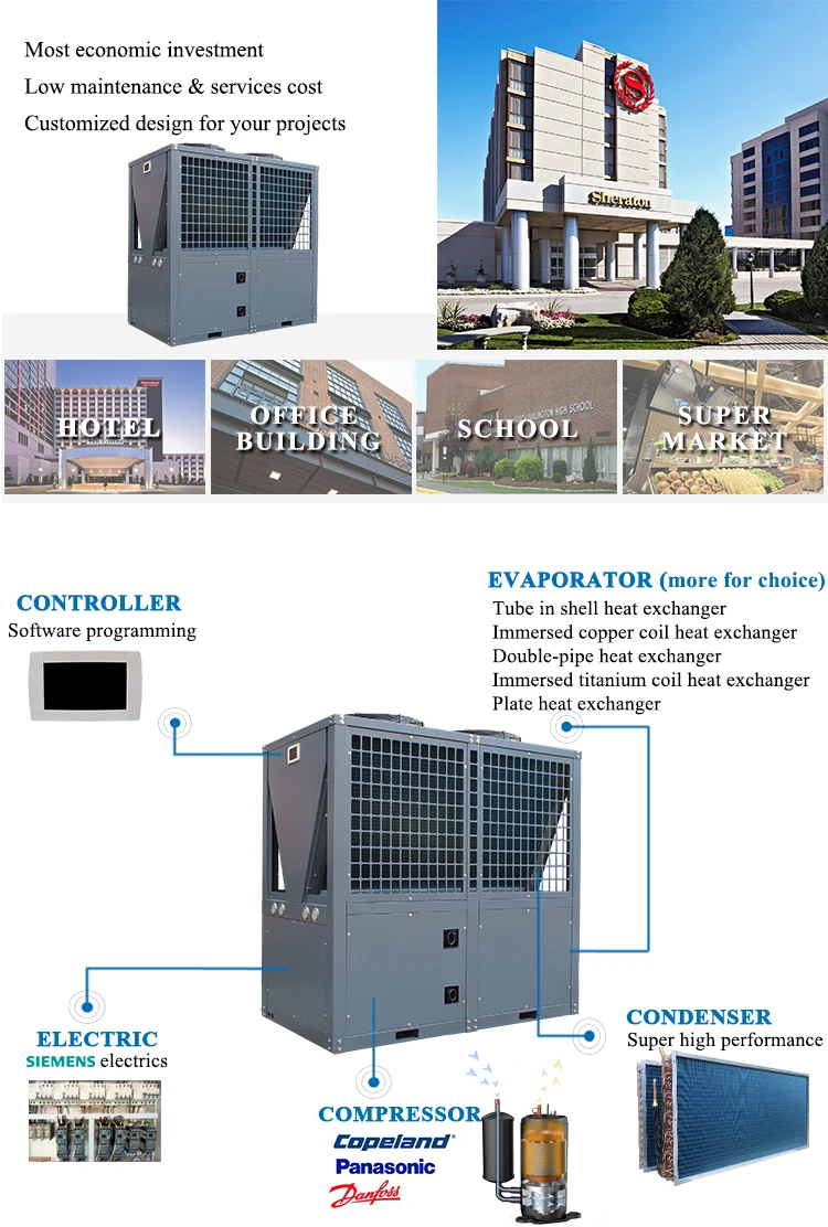 Altaqua 20 Ton Evaporative Cooling Water Chiller For Printing Machine