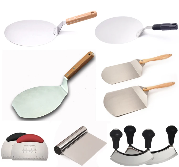 7 Inch Round Stainless Steel Pizza Peel With Wood Handle Buy