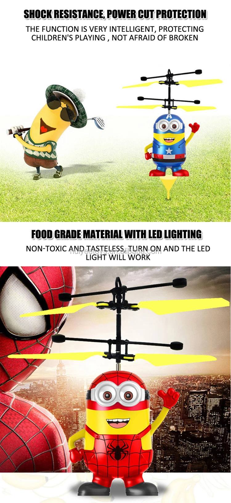 Induction Jouets Volants RC Helicopter Cartoon télécommande contrôle Drone Enfants Jouets Avion Regard Induction Jouets Volants RC Helicopter Cartoon télécommande contrôle Drone Enfants Jouets Avion Regard
