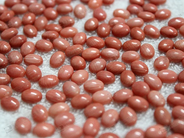 Salmon coral cabochon 6x10mm for sale  (8).jpg