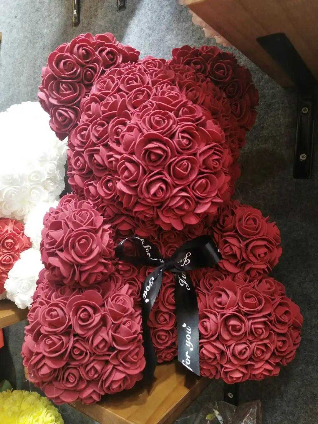 Women Valentine S Day Gift Wholesale Pe Flowers 40cm Red Rose Foam