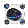 Bike Helmet with Colorful steering light Weight Mountain LED warning Helmet Especially fo Night Safety helmet