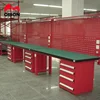 Customized size ultimate storage garage workbench, 10ft metal drawer workbench