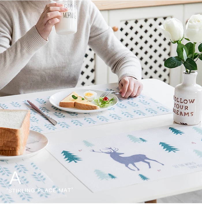 Restaurant Paper Table Placemat High Quality Pvc Placemat For Sale