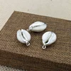 Guangzhou Factory Newest Design Natural Cowrie Shell Pendant Fancy Handmade White Glad Plated Pendant