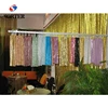 factory supply high quality aluminium material cloth colorful sequins fabric for curtain
