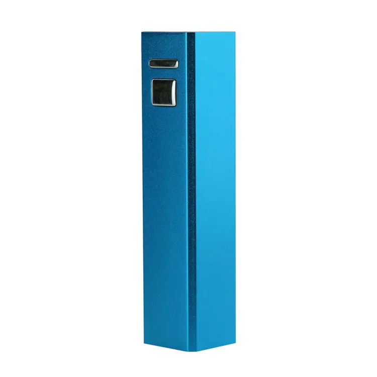 Square tube shape 2600mAh restaurant powerbanks for smartphones