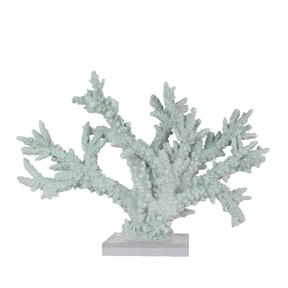 Resin Acrylic Stand Artificial  Aquarium Fake Coral Home Decoration details