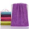 Health Care Microfiber Soft Kitchen Water Absorption 35x75 Thicken Plain Polyester Towel