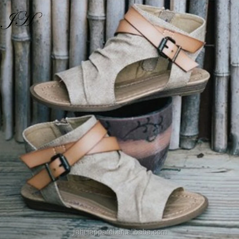 flat canvas sandals