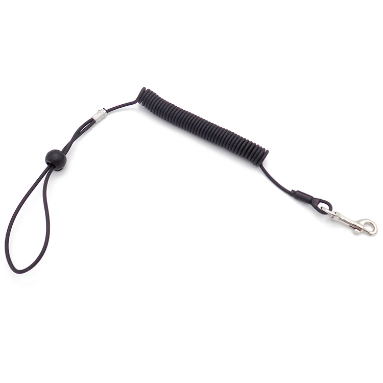 spiral coil lanyard tether