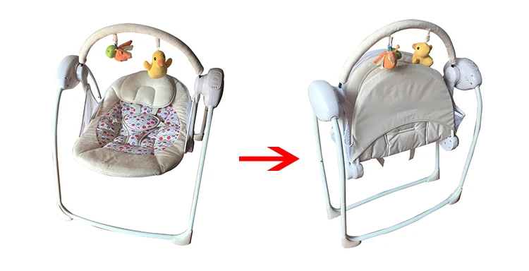 New Born Electronic Vibrating Chair Toddler Rocker / Baby Rocking Chair