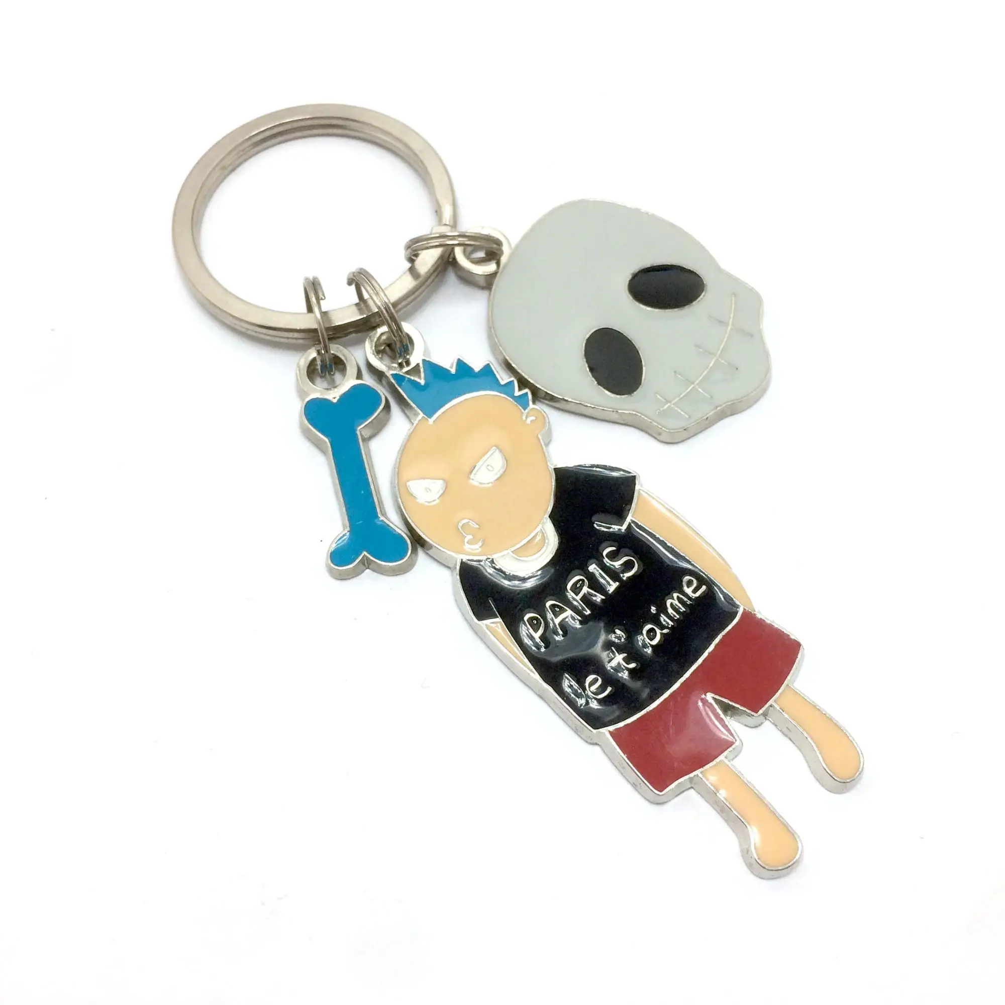 Wholesale Custom Cheap And Special Keyring Metal Keychain For Sale