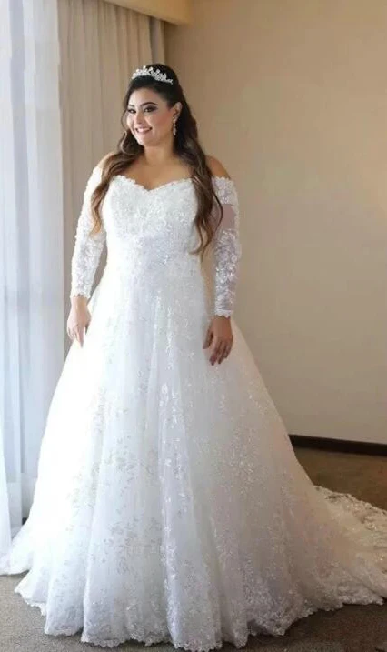 big girl in wedding dress