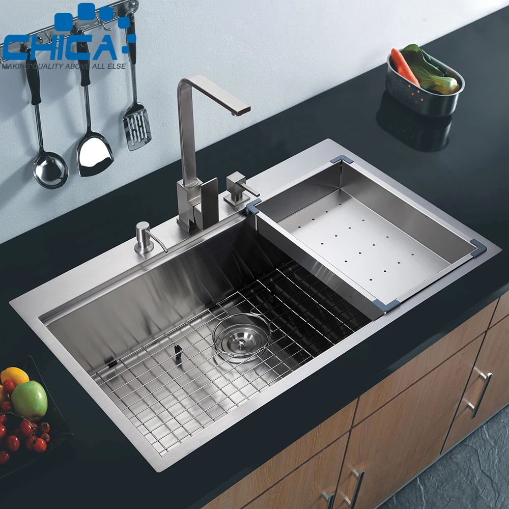 Wholesale Prices Double Sink Handmade Sink Stainless Steel - Buy Sink ...