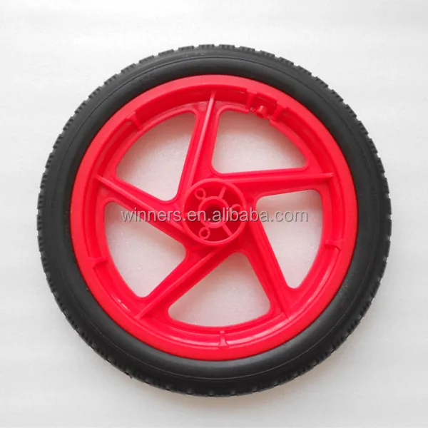 14 Inch Pu Foam Plastic Push Cart Spoke Wheel Buy Cart Spoke Wheel