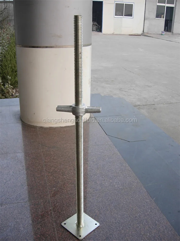 Heavy Duty Screw Jack With Plate For Cuplock System,Ringlock System And