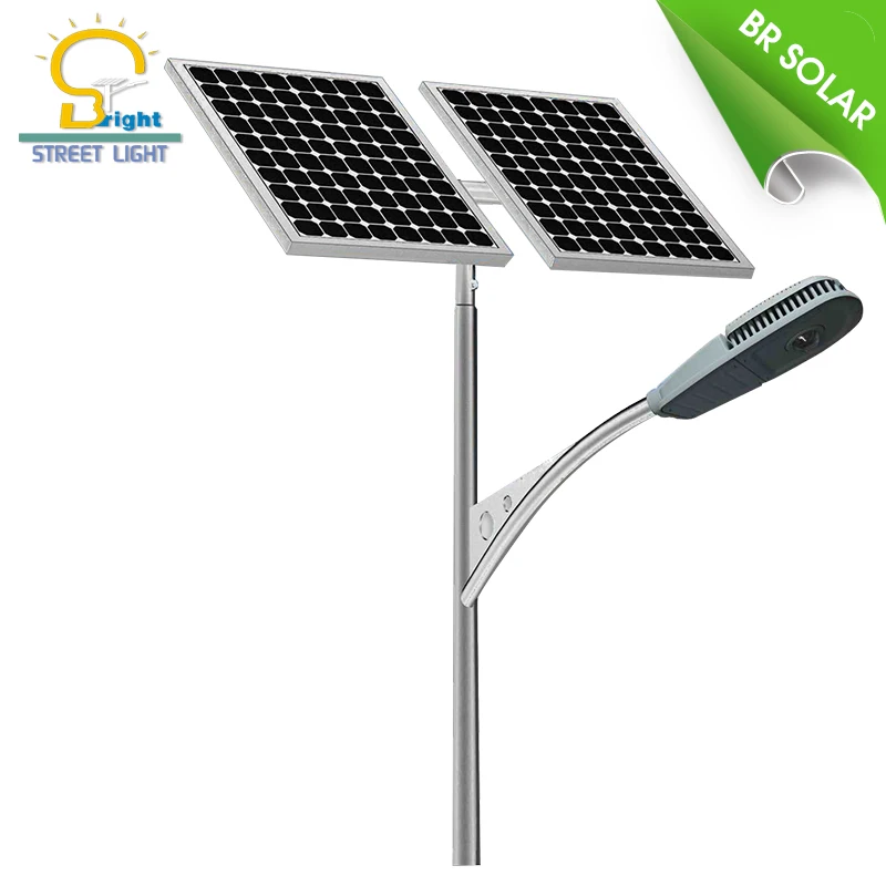 Wholesale green energy High Brightness outdoor 6M 30 watt solar street light battery