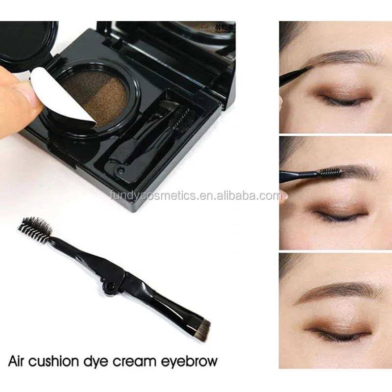 Oem Eyebrow Powder Kit With Brush & Clear Eyebrow Cream Long Lasting