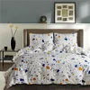 Fashion home textile US Twin/Queen/King size light color floral printing bed sheet duvet covers sets