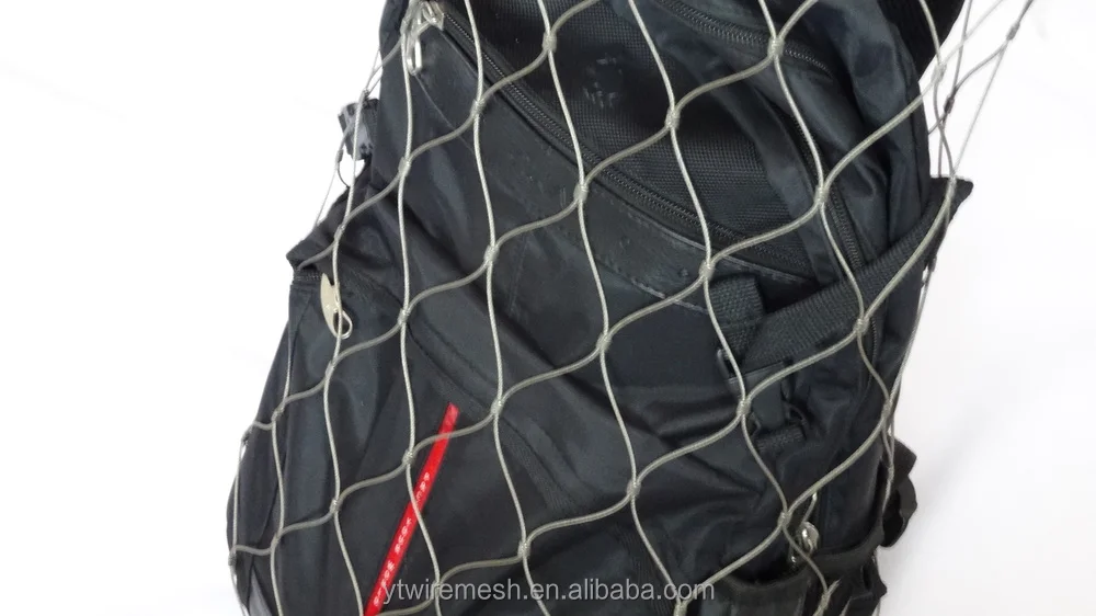 Wire Mesh Antitheft Bag Secure Traveling Stainless Steel Protecting