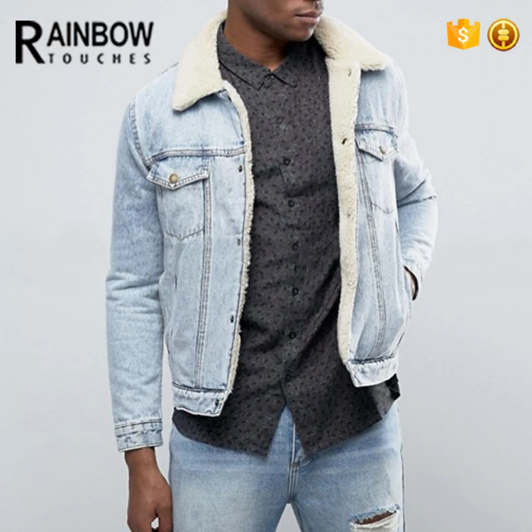 jean sherpa jacket men