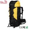 Wholesale fashion promotional cheap Internal frame backpack water resistant pack trekking bag with raincover