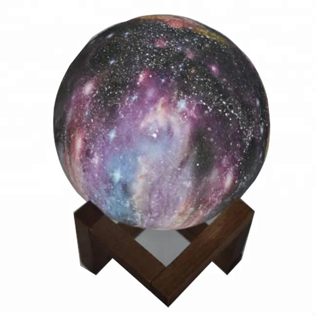 15 cm Starry sky Painted Moon Lamp Christmas Best Gift LED Lunar Lamp Moon 3D Moonlight