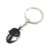 Stylish 3D metal Motorcycle bicycle helmet shaped keychain