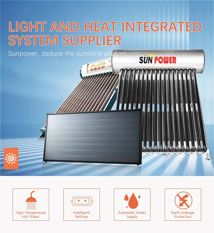 Pressurized Heat Pipe Solar Water Heater System Buy Pressurized Solar Heating Systemsolar 6799