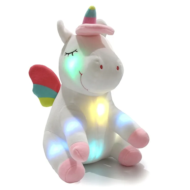 fao schwarz plush led unicorn