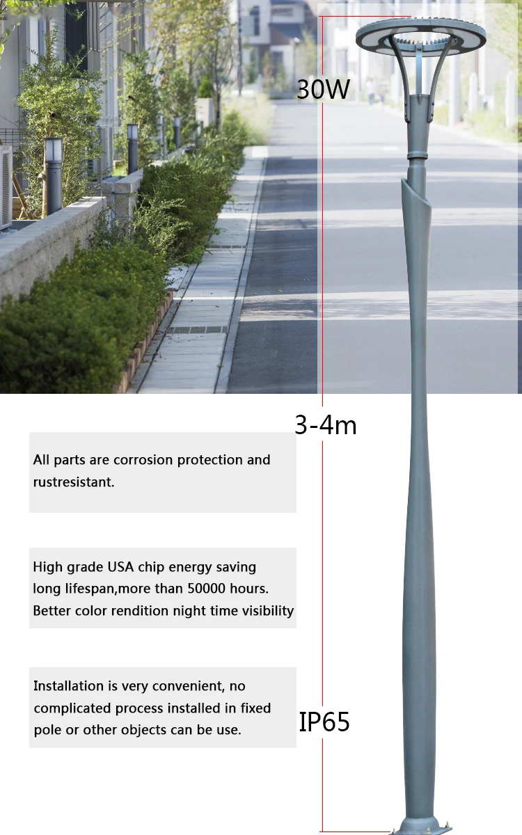 Home Use Aluminium Housing Pathway Dome Lights Ip65 Led Garden Light Outdoor With Stand