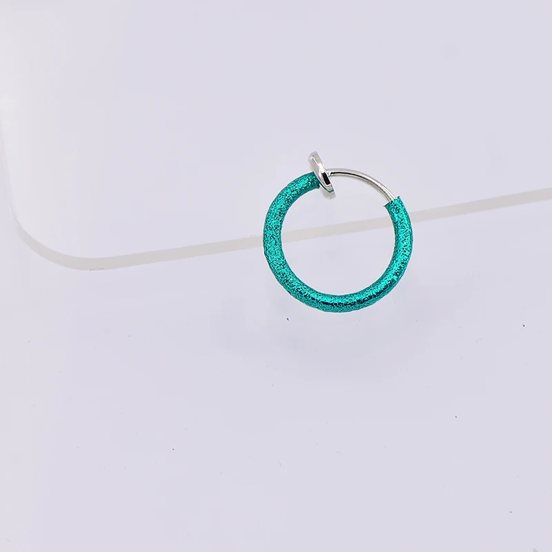 non pierced spring hoop earrings