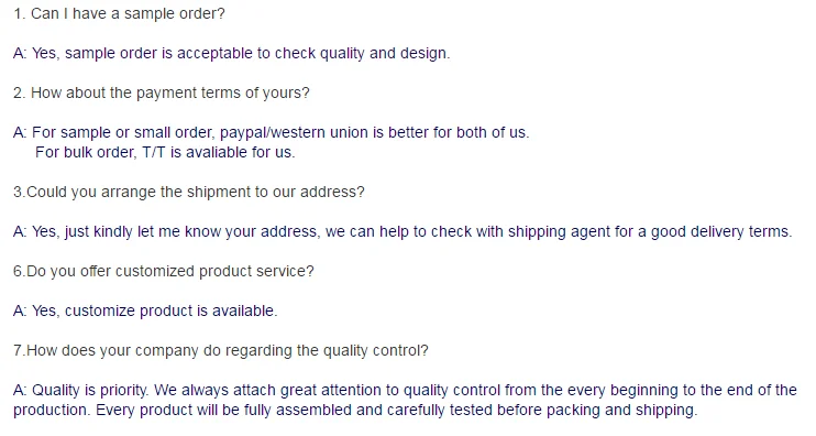 FAQ