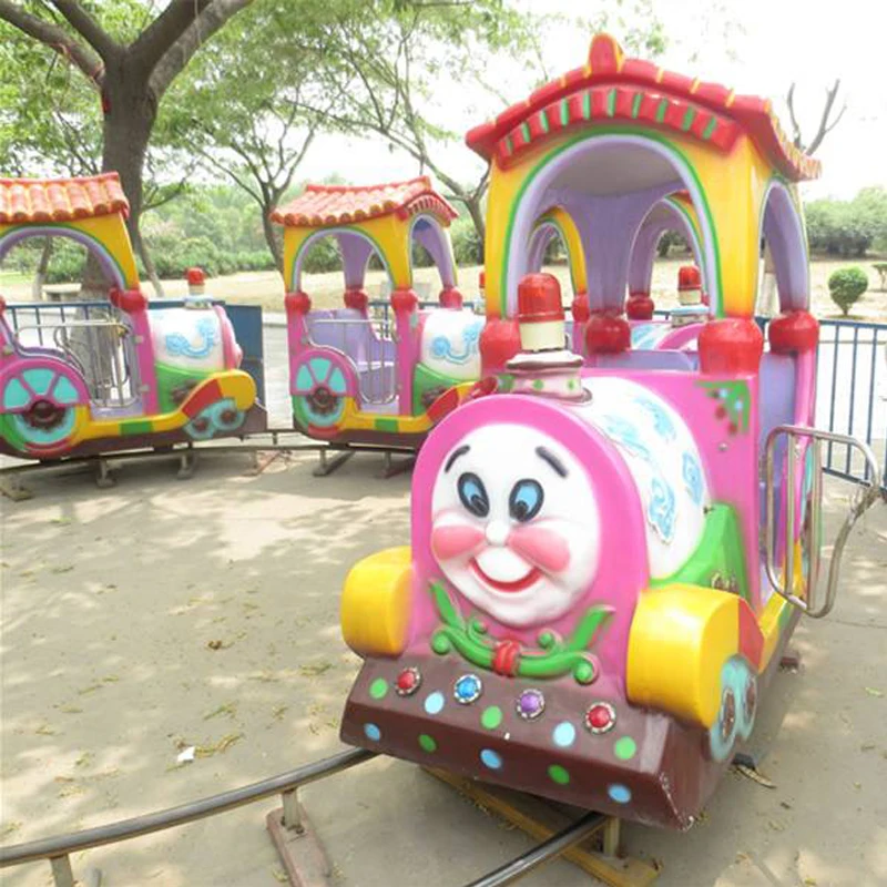 New park kids ride mini track electric tour train for sale