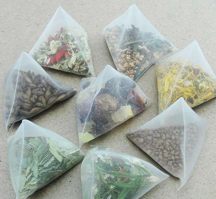 Oem Fancy Biodegradable Nylon Mesh Pyramid Oolong Tea Bag Buy Green