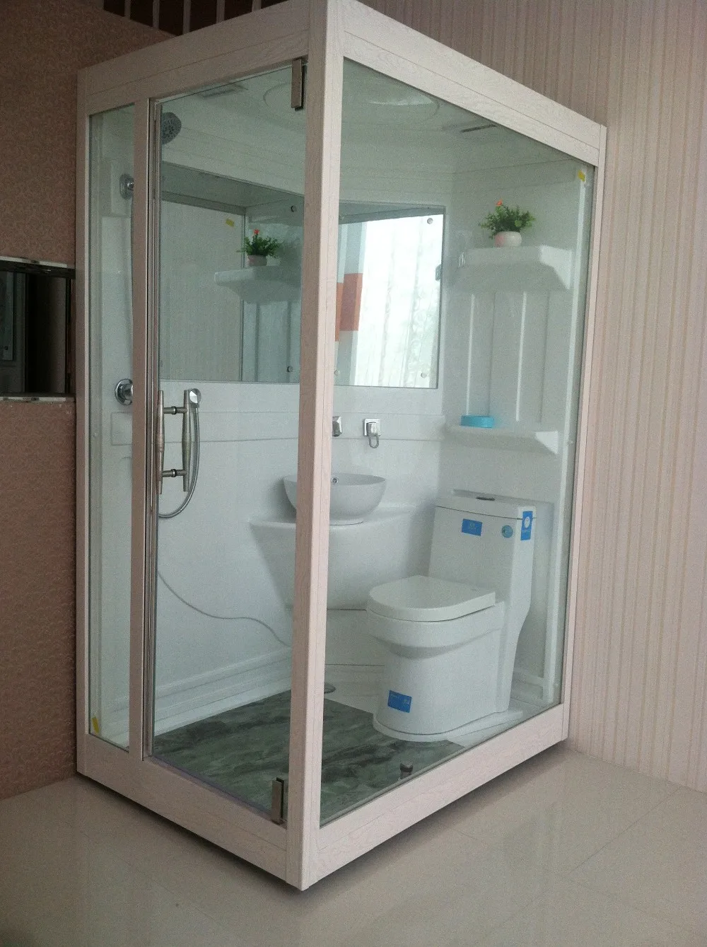 An1014 Gute Qualität Langlebig Mit Duschraum Wceinheit Mit Dusche Und Wc Garantie