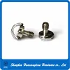 1/4'' 3/8'' stainless steel fixing mount camera screw with D ring for tripod release plate
