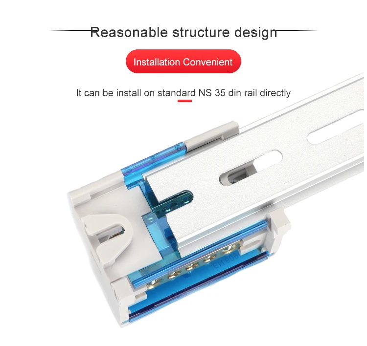 WKH 207 Modular Screw Connection Distribution Block Din