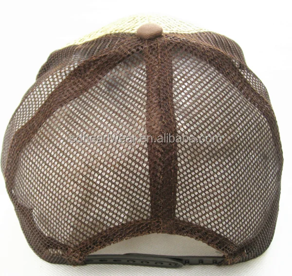blank bamboo weave trucker mesh baseball cap.png