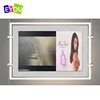 Acrylic display box hanging, acrylic crystal light box photo frame for Real Estate