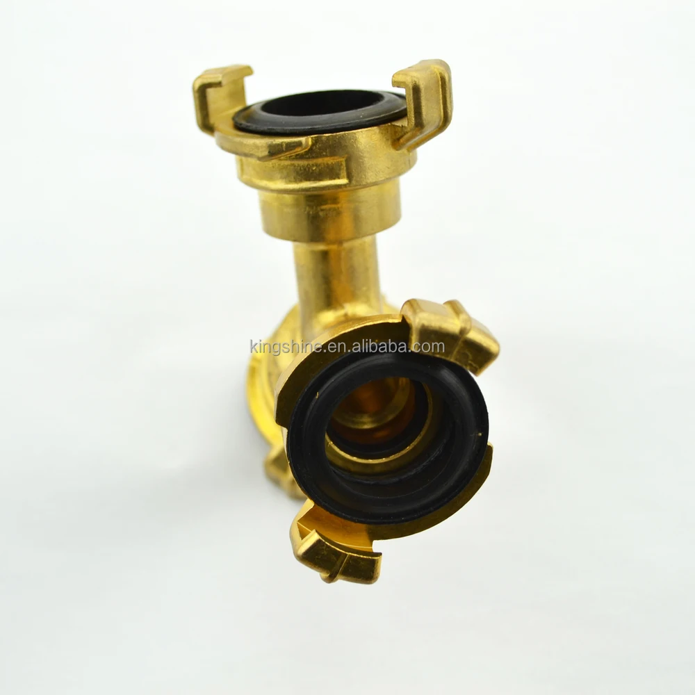 Brass Garden Coupling Pipe Y Connector Garden Brass Fitting For Garden