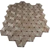 Hexagon maple Art pattern engineered wood flooring parquet